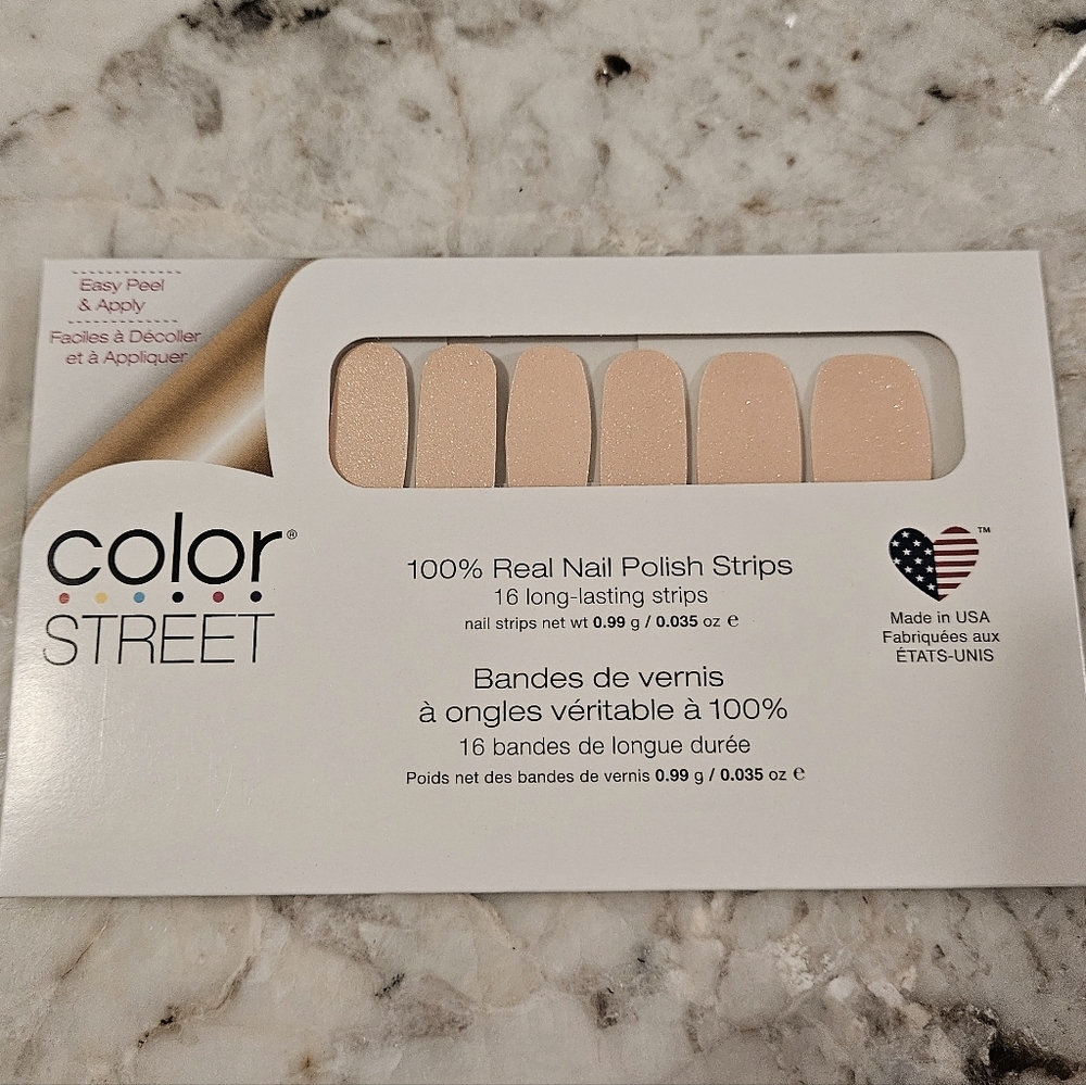 Color Street Neutral Nail Polish Strips-Retired Waikiki Sands